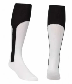 Score Sports White/Black Knit Stirrup No.8110 Baseball Socks Hockey