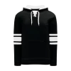 Athletic (AK) Knit Athletic Knit (AK) A1845Y-221 Youth Black/White Apparel Sweatshirt