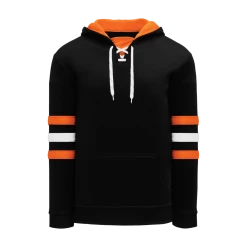 Athletic (AK) Knit Athletic Knit (AK) A1845A-223 Adult Black/Orange/White Apparel Sweatshirt