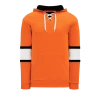 Athletic (AK) Knit Athletic Knit (AK) A1845A-330 Adult Philadelphia Orange Apparel Sweatshirt