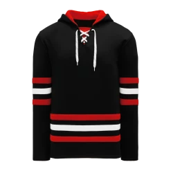 Athletic (AK) Knit Athletic Knit (AK) A1850-614 Chicago Black Apparel Sweatshirt