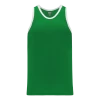 Athletic (AK) Knit Hockey Athletic Knit (AK) B1325M-210 Mens Kelly Green/White League Basketball Jersey