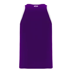 Athletic (AK) Knit Hockey Athletic Knit (AK) B1325Y-220 Youth Purple/White League Basketball Jersey