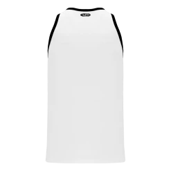 Athletic (AK) Knit Athletic Knit (AK) B1325L-222 Ladies White/Black League Basketball Jersey Hockey
