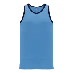 Athletic (AK) Knit Hockey Athletic Knit (AK) B1325Y-232 Youth Sky Blue/Navy League Basketball Jersey