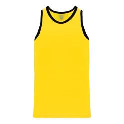 Athletic (AK) Knit Athletic Knit (AK) B1325L-254 Ladies Maize/Black League Basketball Jersey