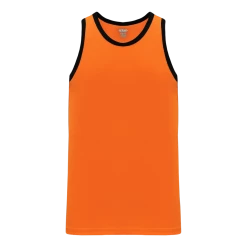 Athletic (AK) Knit Athletic Knit (AK) B1325L-263 Ladies Orange/Black League Basketball Jersey Hockey