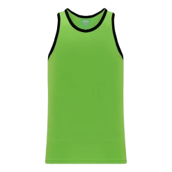 Athletic (AK) Knit Athletic Knit (AK) B1325L-269 Ladies Lime Green/Black League Basketball Jersey Hockey