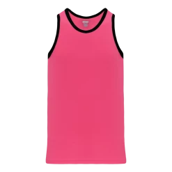 Athletic (AK) Knit Athletic Knit (AK) B1325Y-276 Youth Pink/Black League Basketball Jersey