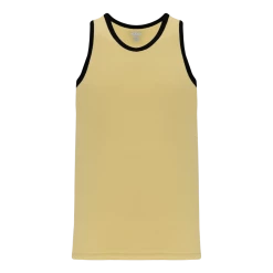 Athletic (AK) Knit Athletic Knit (AK) B1325Y-282 Youth Vegas Gold/Black League Basketball Jersey