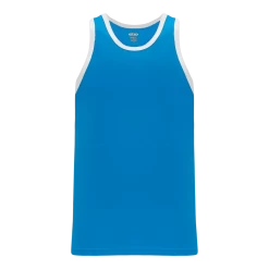 Athletic (AK) Knit Hockey Athletic Knit (AK) B1325M-289 Mens Pro Blue/White League Basketball Jersey