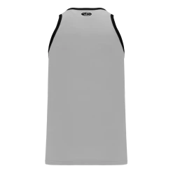 Athletic (AK) Knit Athletic Knit (AK) B1325Y-822 Youth Grey/Black League Basketball Jersey