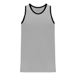 Athletic (AK) Knit Athletic Knit (AK) B1325L-822 Ladies Grey/Black League Basketball Jersey
