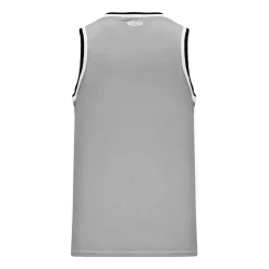 Athletic (AK) Knit Athletic Knit (AK) B1710Y-112 Youth Grey/Black/White Pro Basketball Jersey Hockey
