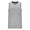 Athletic (AK) Knit Hockey Athletic Knit (AK) B1710A-112 Adult Grey/Black/White Pro Basketball Jersey