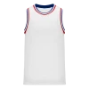 Athletic (AK) Knit Athletic Knit (AK) B1710A-335 Adult White/Royal Blue/Red Pro Basketball Jersey