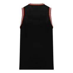 Athletic (AK) Knit Athletic Knit (AK) B1710A-348 Adult Black/Red/White Pro Basketball Jersey Hockey