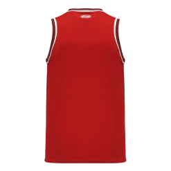 Athletic (AK) Knit Athletic Knit (AK) B1710A-414 Adult Red/White/Black Pro Basketball Jersey Hockey