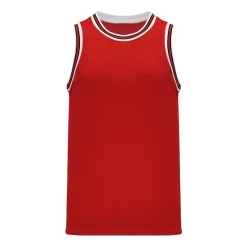 Athletic (AK) Knit Athletic Knit (AK) B1710Y-414 Youth Red/White/Black Pro Basketball Jersey