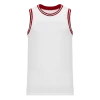Athletic (AK) Knit Hockey Athletic Knit (AK) B1710A-415 Adult White/Red/Black Pro Basketball Jersey