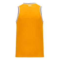 Athletic (AK) Knit Hockey Athletic Knit (AK) B1710A-435 Adult Gold/White/Purple Pro Basketball Jersey