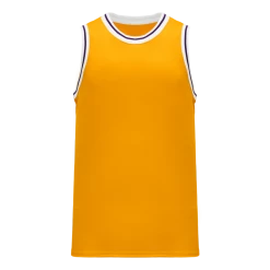 Athletic (AK) Knit Hockey Athletic Knit (AK) B1710A-435 Adult Gold/White/Purple Pro Basketball Jersey