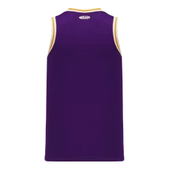 Athletic (AK) Knit Hockey Athletic Knit (AK) B1710Y-441 Youth Purple/White/Gold Pro Basketball Jersey
