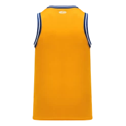 Athletic (AK) Knit Hockey Athletic Knit (AK) B1710A-451 Adult Gold/Royal Blue/White Pro Basketball Jersey