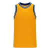 Athletic (AK) Knit Athletic Knit (AK) B1710Y-451 Youth Gold/Royal Blue/White Pro Basketball Jersey Hockey