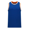 Athletic (AK) Knit Athletic Knit (AK) B1710A-485 Adult Royal Blue/Orange/White/Grey Pro Basketball Jersey Hockey