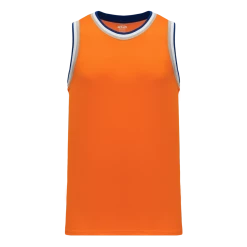 Athletic (AK) Knit Hockey Athletic Knit (AK) B1710A-486 Adult Orange/Royal Blue/White/Grey Pro Basketball Jersey