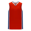 Athletic (AK) Knit Hockey Athletic Knit (AK) B1715A-344 Adult Red/Royal Blue/White Pro Basketball Jersey