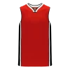 Athletic (AK) Knit Athletic Knit (AK) B1715Y-414 Youth Red/Black/White Pro Basketball Jersey