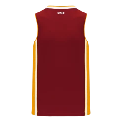 Athletic (AK) Knit Athletic Knit (AK) B1715A-427 Adult AV Red/Gold/White Pro Basketball Jersey Hockey