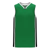 Athletic (AK) Knit Hockey Athletic Knit (AK) B1715A-440 Adult Kelly Green/Black/White Pro Basketball Jersey