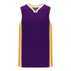 Athletic (AK) Knit Hockey Athletic Knit (AK) B1715Y-441 Youth Purple/Gold/White Pro Basketball Jersey