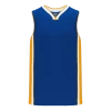 Athletic (AK) Knit Athletic Knit (AK) B1715A-447 Adult Royal Blue/Gold/White Pro Basketball Jersey Hockey