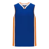 Athletic (AK) Knit Athletic Knit (AK) B1715Y-482 Youth Royal Blue/Orange/White Pro Basketball Jersey