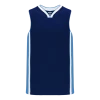 Athletic (AK) Knit Athletic Knit (AK) B1715A-761 Adult Navy/Sky Blue/White Pro Basketball Jersey