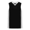 Athletic (AK) Knit Athletic Knit (AK) B1715Y-918 Youth Black/Grey/White Pro Basketball Jersey