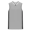 Athletic (AK) Knit Hockey Athletic Knit (AK) B1715Y-973 Youth Grey/Black/White Pro Basketball Jersey