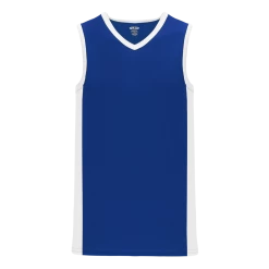 Athletic (AK) Knit Athletic Knit (AK) B2115M-206 Mens Royal Blue/White Pro Basketball Jersey Hockey