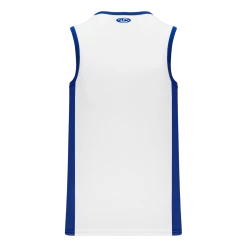Athletic (AK) Knit Athletic Knit (AK) B2115Y-207 Youth White/Royal Blue Pro Basketball Jersey Hockey