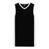 Athletic (AK) Knit Hockey Athletic Knit (AK) B2115M-221 Mens Black/White Pro Basketball Jersey
