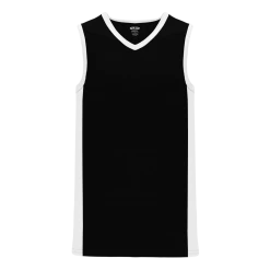 Athletic (AK) Knit Athletic Knit (AK) B2115L-221 Ladies Black/White Pro Basketball Jersey Hockey