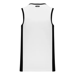 Athletic (AK) Knit Athletic Knit (AK) B2115L-222 Ladies White/Black Pro Basketball Jersey Hockey