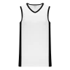 Athletic (AK) Knit Athletic Knit (AK) B2115L-222 Ladies White/Black Pro Basketball Jersey Hockey