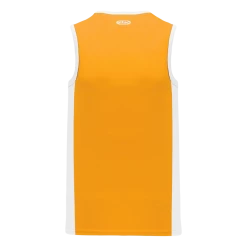 Athletic (AK) Knit Athletic Knit (AK) B2115Y-236 Youth Gold/White Pro Basketball Jersey