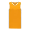 Athletic (AK) Knit Athletic Knit (AK) B2115L-236 Ladies Gold/White Pro Basketball Jersey Hockey