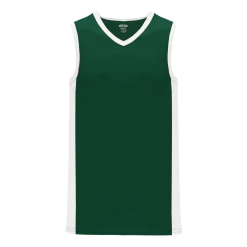 Athletic (AK) Knit Hockey Athletic Knit (AK) B2115Y-260 Youth Dark Green/White Pro Basketball Jersey